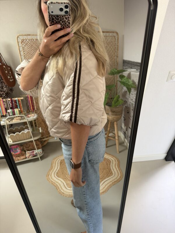 Bomber jack - Beige/Bruine bies