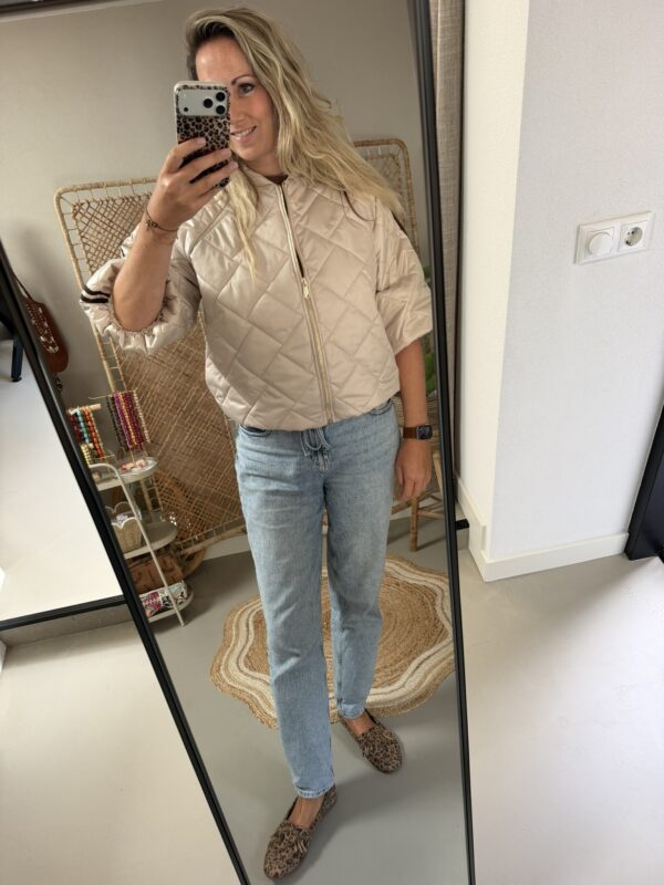 Bomber jack - Beige/Bruine bies