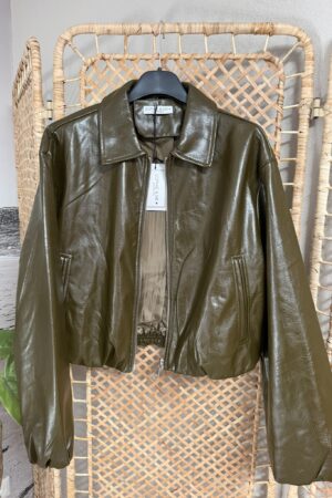 Lak jacket - Groen