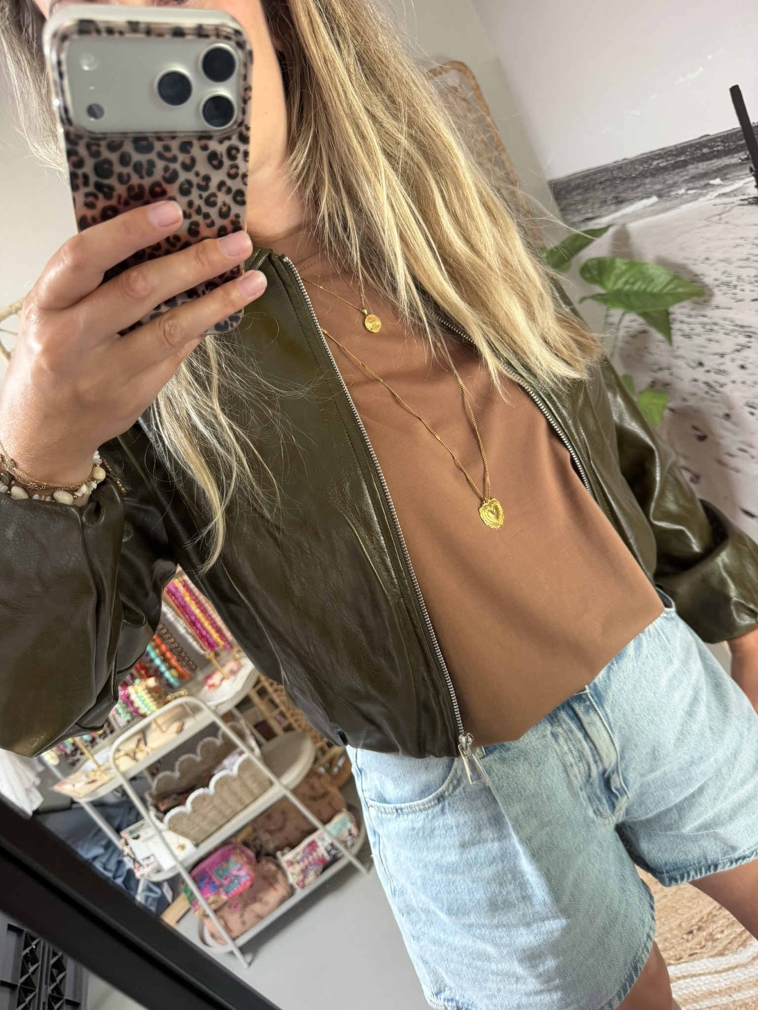 Lak jacket - Groen - Afbeelding 3