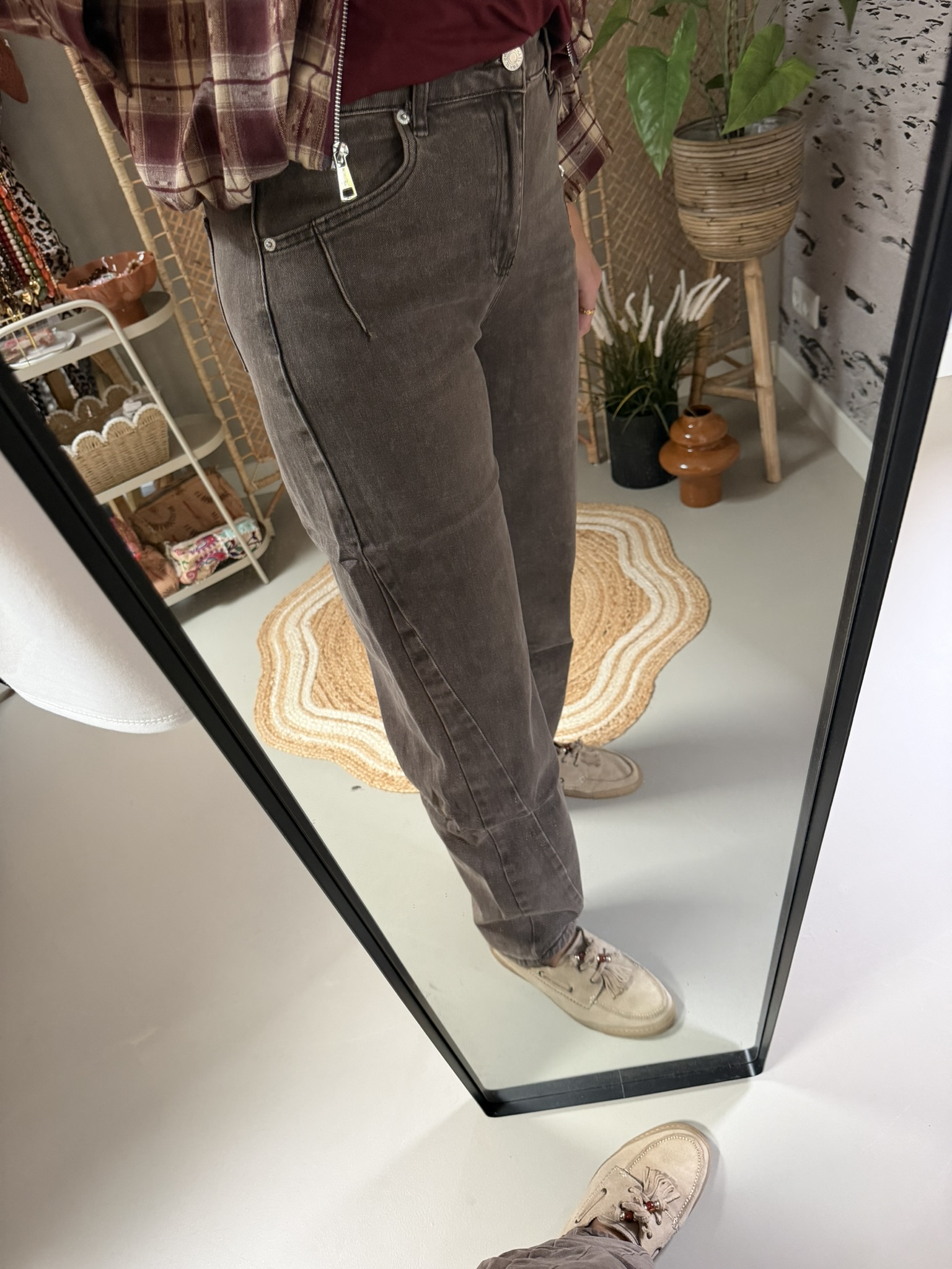 Balloon Jeans - Brown