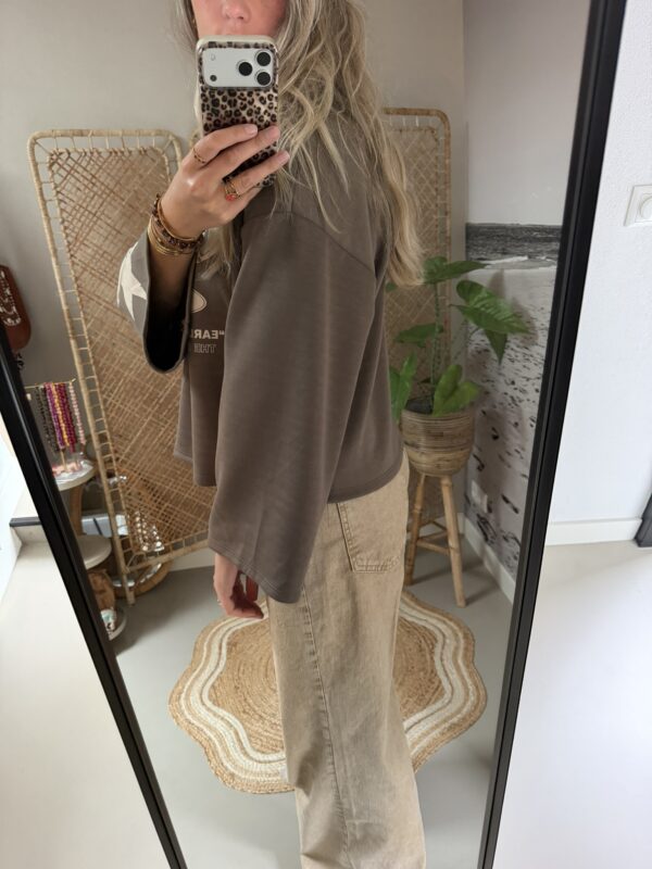 Sweater/Longsleeve ‘Stars’ California – Taupe