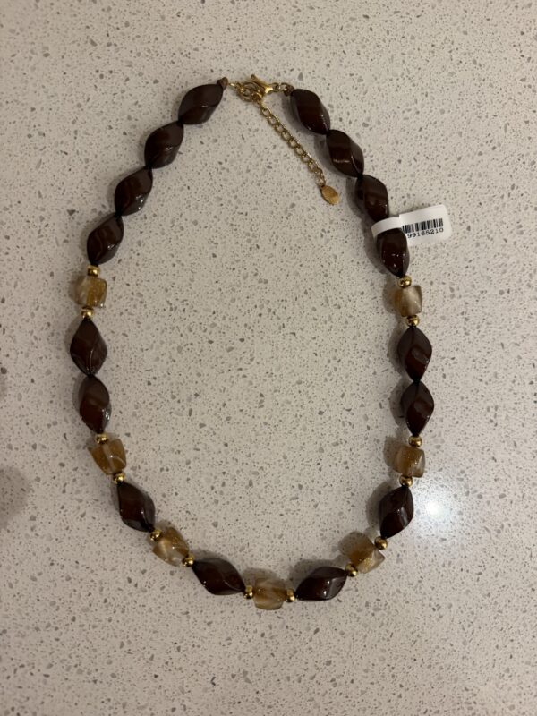 Ketting - Chocobruin/Goud
